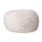 Flash Furniture Bean Bag Chair, White Back, 42 in W 42" L 19" H DG-BEAN-LARGE-FUR-WH-GG - alternate 1